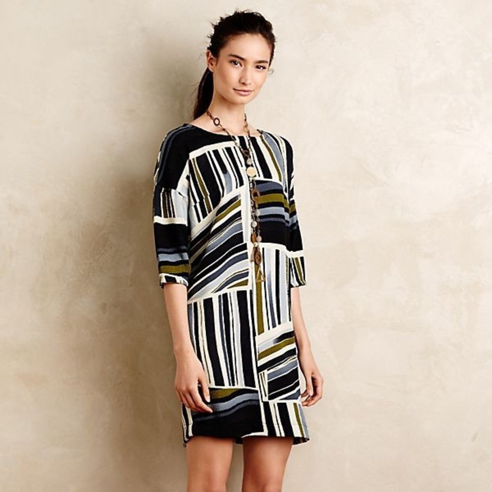 Anthropologoe Weston Imagist Tunic Dress Size S